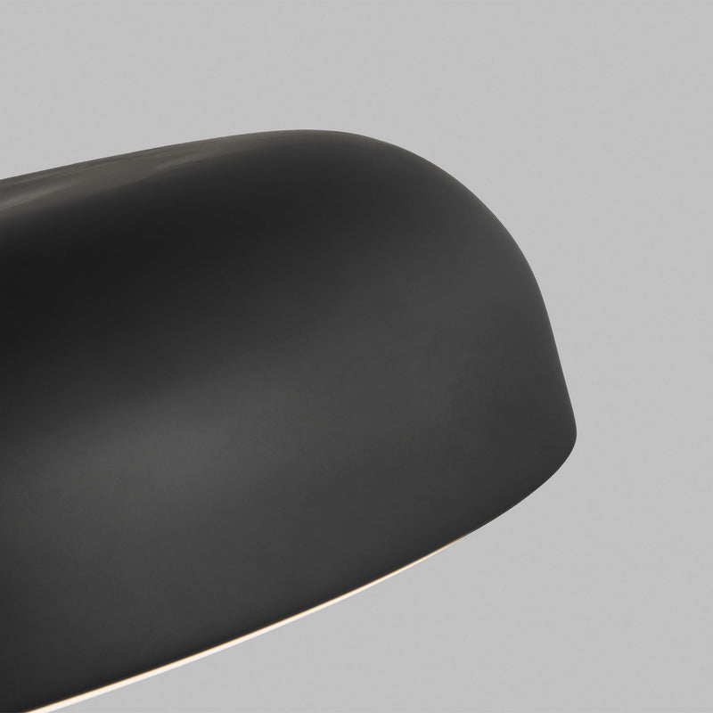 Visual Comfort Modern 700FMKOSA18B-LED930 LED Ceiling Mount, Nightshade Black
