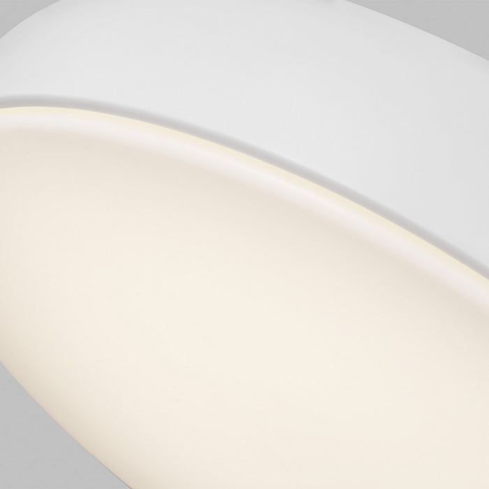 Visual Comfort Modern 700FMKOSA18W-LED930 LED Ceiling Mount, Matte White