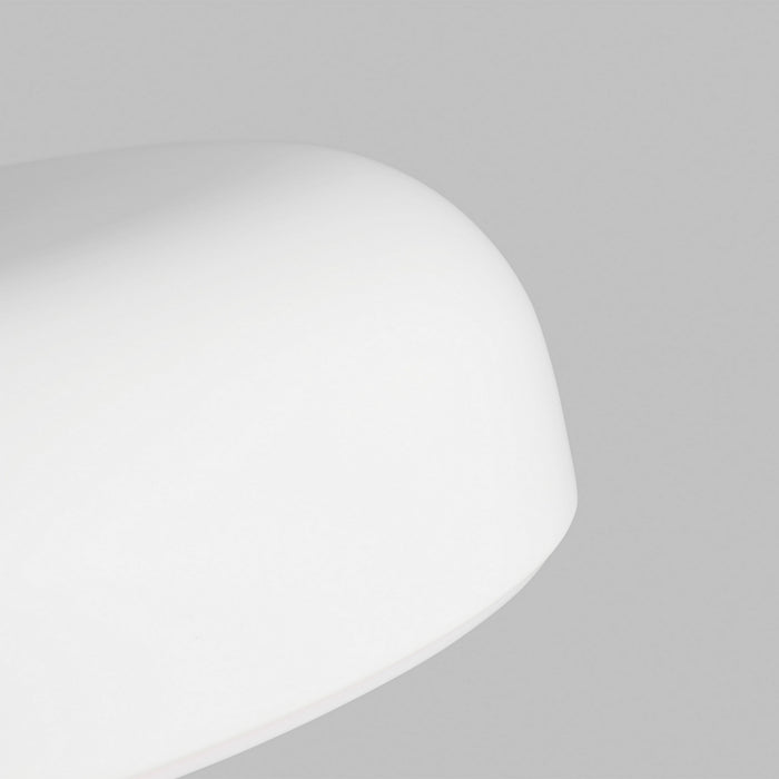 Visual Comfort Modern 700FMKOSA18W-LED930 LED Ceiling Mount, Matte White