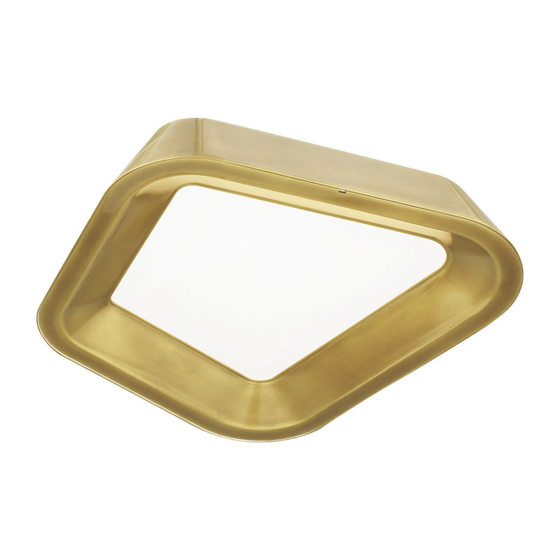 Visual Comfort Modern 700FMRHNSBR-LED930 LED Flush Mount, Plated Brass
