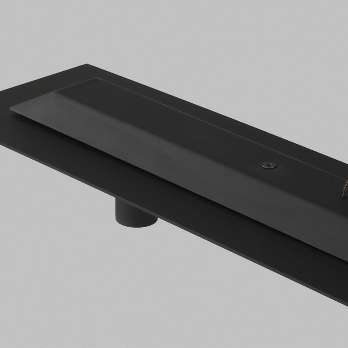 Visual Comfort Modern 700LSPNT50B-LED930 LED Linear Suspension, Nightshade Black