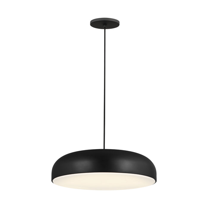Visual Comfort Modern 700TDKOSA18B-LED930 LED Pendant, Nightshade Black