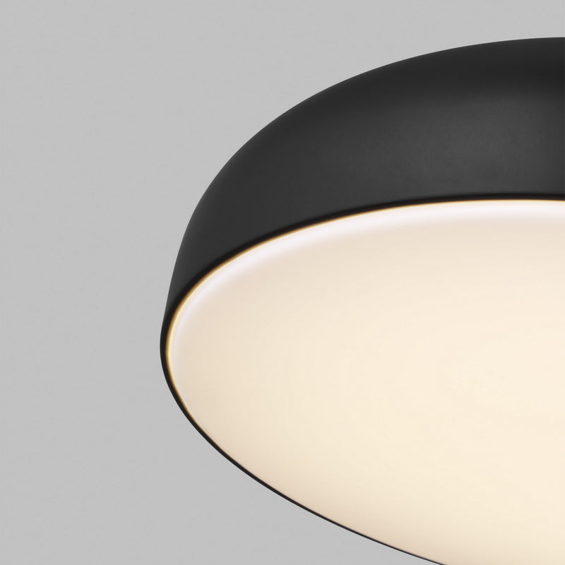 Visual Comfort Modern 700TDKOSA18B-LED930 LED Pendant, Nightshade Black