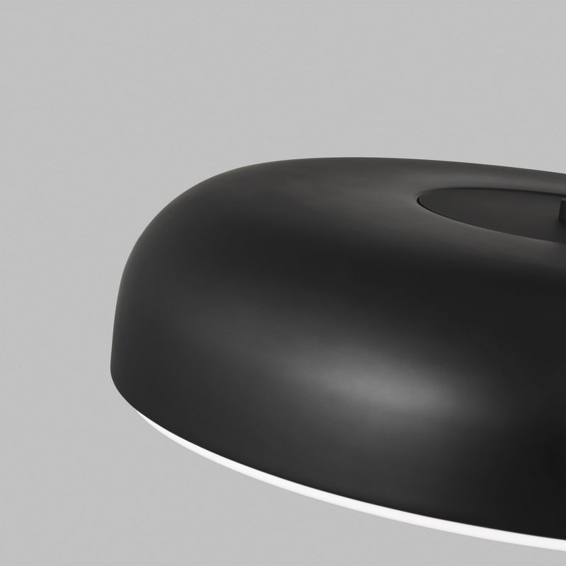 Visual Comfort Modern 700TDKOSA18B-LED930 LED Pendant, Nightshade Black