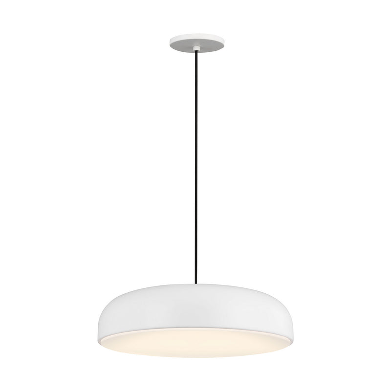 Visual Comfort Modern 700TDKOSA18W-LED930 LED Pendant, Matte White