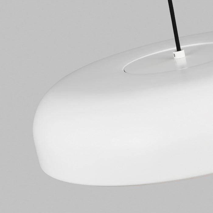 Visual Comfort Modern 700TDKOSA18W-LED930 LED Pendant, Matte White
