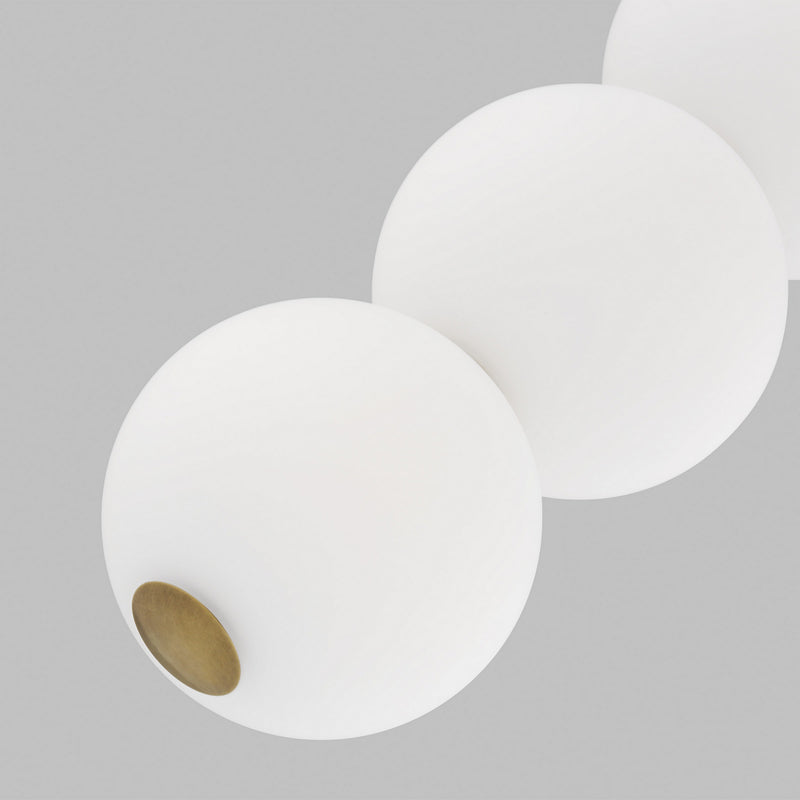 Visual Comfort Modern 700TDOBT5NB-LED927 LED Pendant, Natural Brass