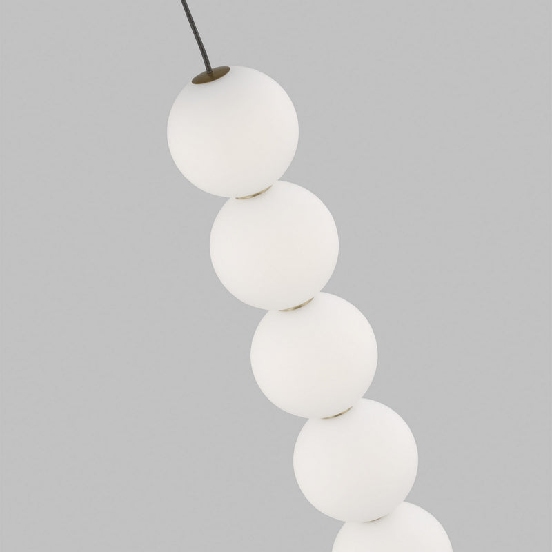 Visual Comfort Modern 700TDOBT5NB-LED927 LED Pendant, Natural Brass