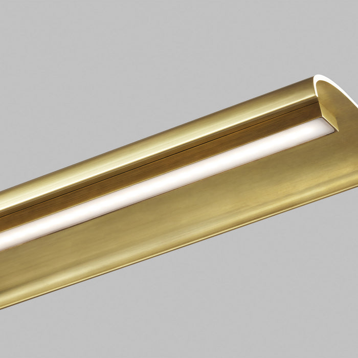 Visual Comfort Modern 700PRTKDA16NB-LED927 LED Table Lamp, Natural Brass