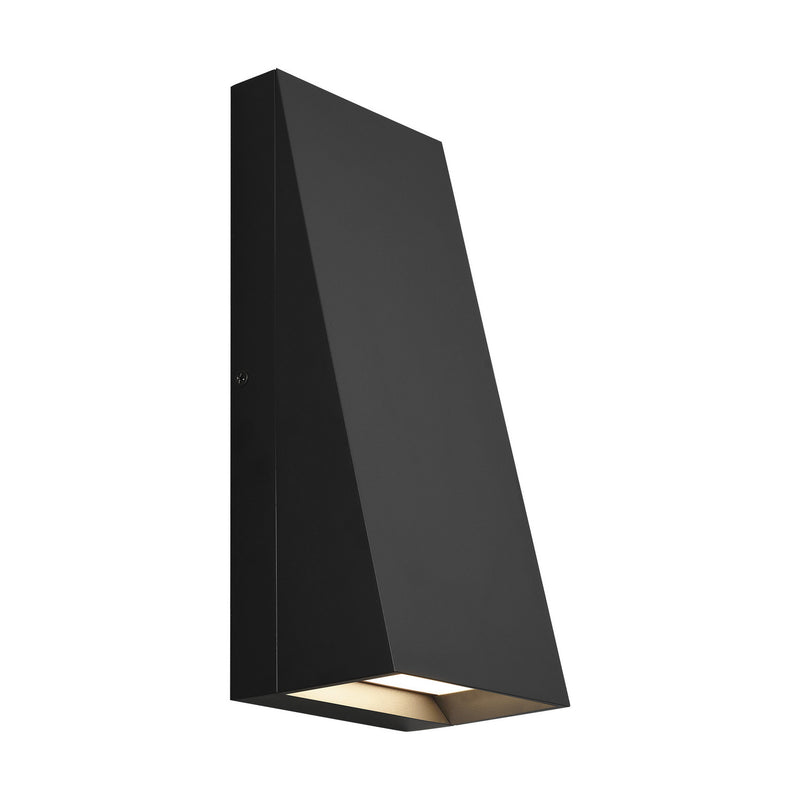 Visual Comfort Modern 700OWPIT12B-LED930 LED Outdoor Wall Mount, Black
