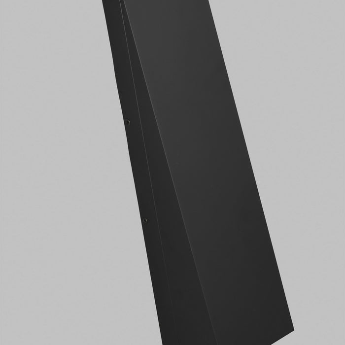 Visual Comfort Modern 700OWPIT19B-LED930 LED Outdoor Wall Mount, Black