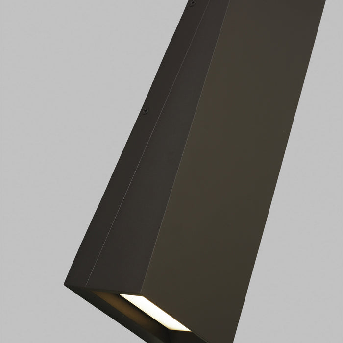 Visual Comfort Modern 700OWPIT19Z-LED930-277 LED Outdoor Wall Mount, Bronze