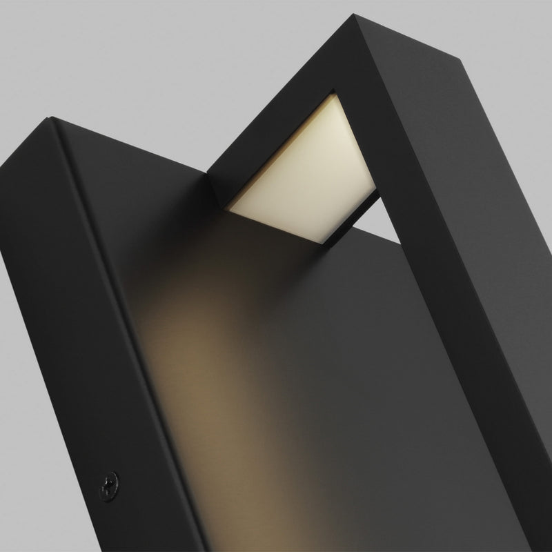 Visual Comfort Modern 700OWWND8B-LED930 LED Outdoor Wall Mount, Black