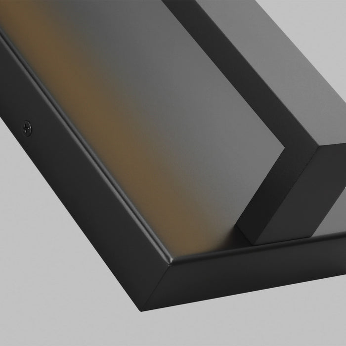 Visual Comfort Modern 700OWWND8B-LED930 LED Outdoor Wall Mount, Black