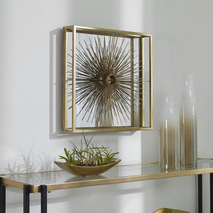 Uttermost 04304 Wall Decor, Antique Brushed Brass