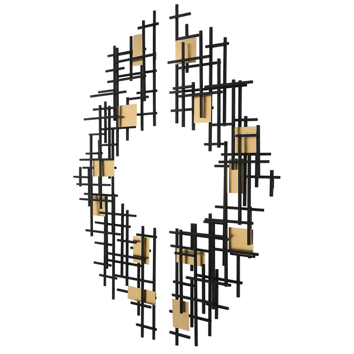 Uttermost 04305 Wall Decor, Matte Black