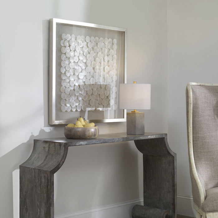 Uttermost 04317 Shadow Box, Brushed Silver