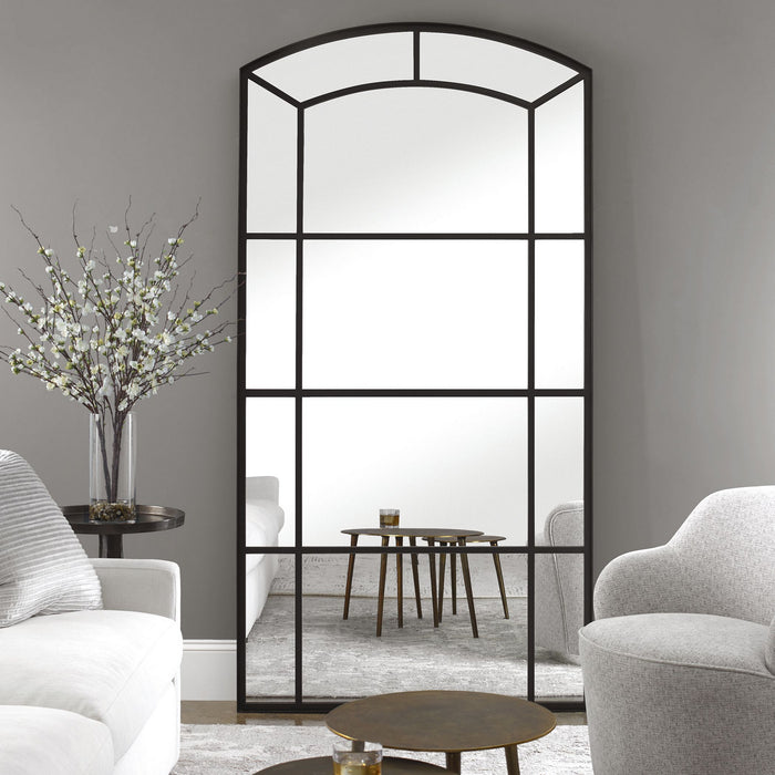 Uttermost 09752 Mirror, Satin Black