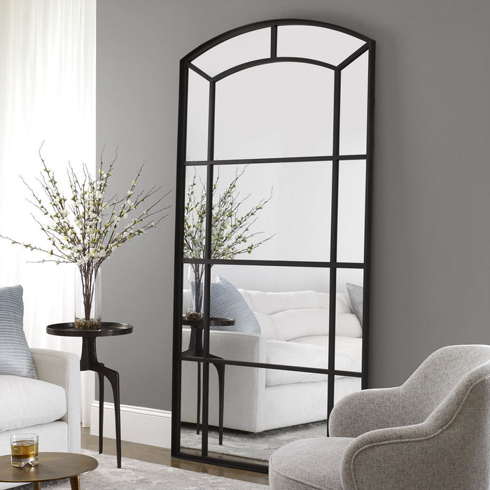 Uttermost 09752 Mirror, Satin Black