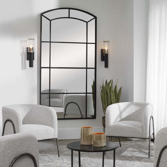 Uttermost 09752 Mirror, Satin Black