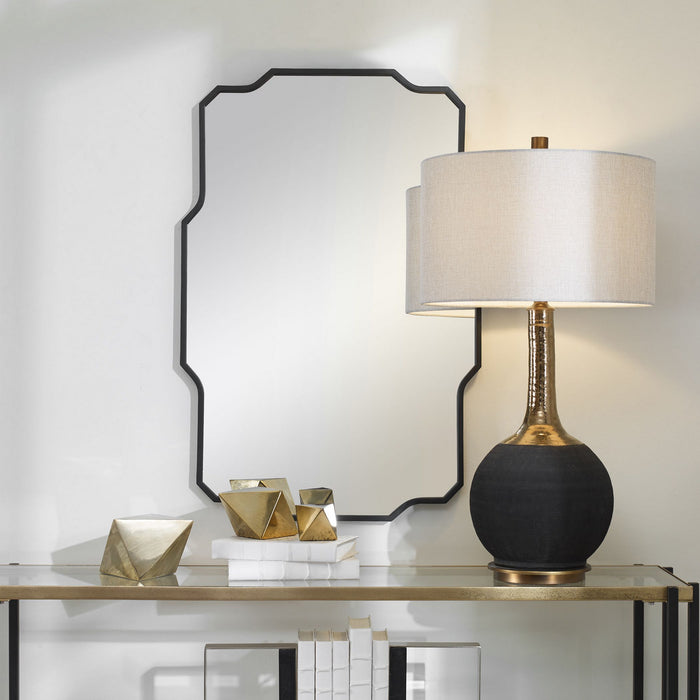 Uttermost 09753 Mirror, Matte Black