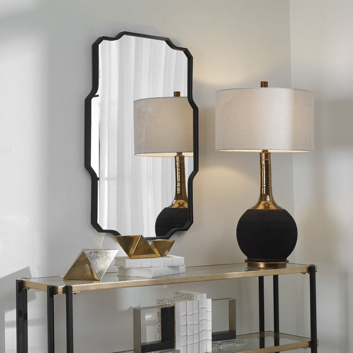 Uttermost 09753 Mirror, Matte Black