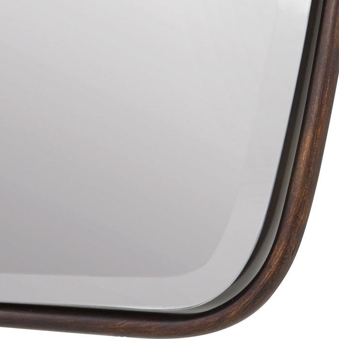 Uttermost 09756 Mirror, Distressed Dark Bronze
