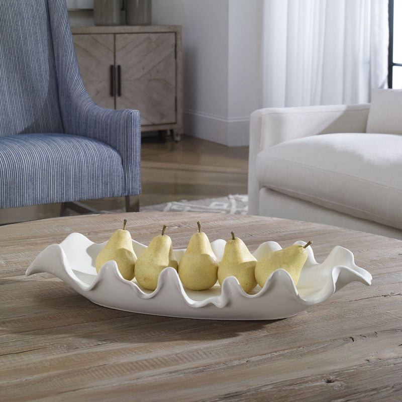 Uttermost 17965 Bowl, Matte White