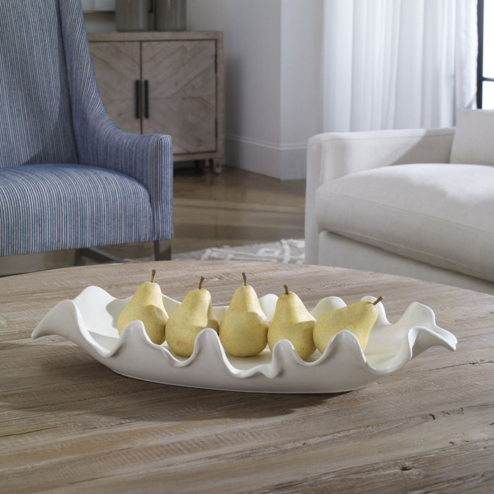 Uttermost 17965 Bowl, Matte White