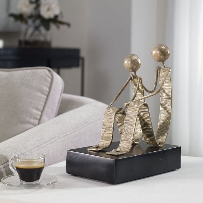 Uttermost 17987 Sculpture, Matte Black