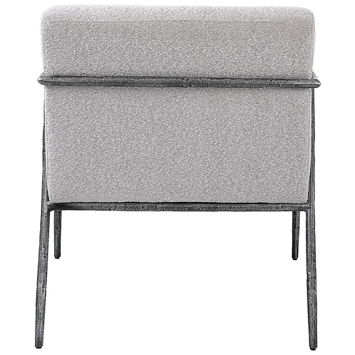 Uttermost 23660 Accent Chair, Natural Distressed Charcoal