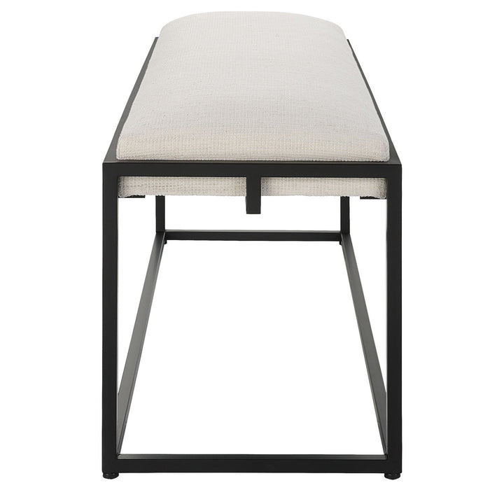 Uttermost 23674 Bench, Matte Black