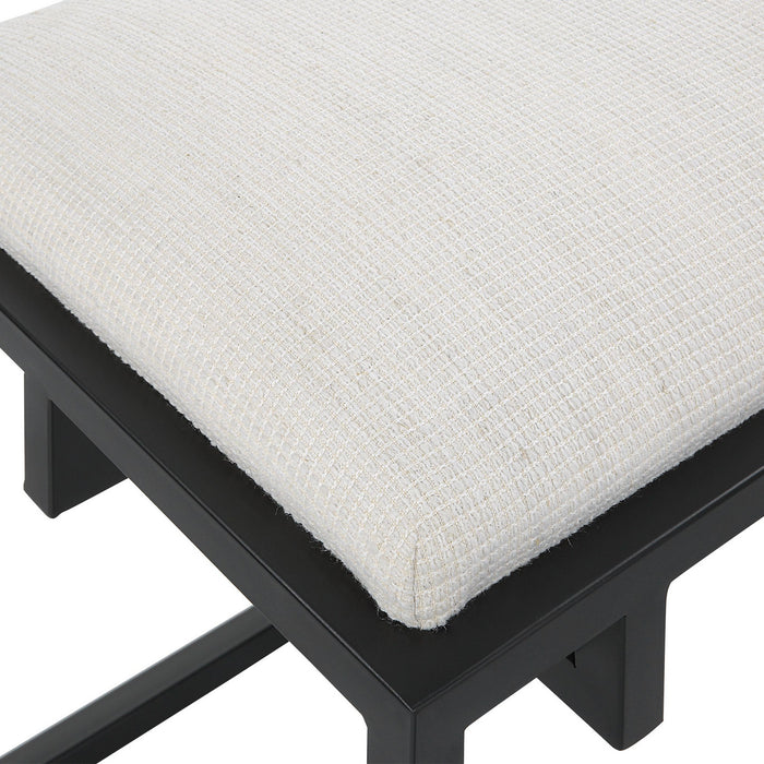Uttermost 23674 Bench, Matte Black