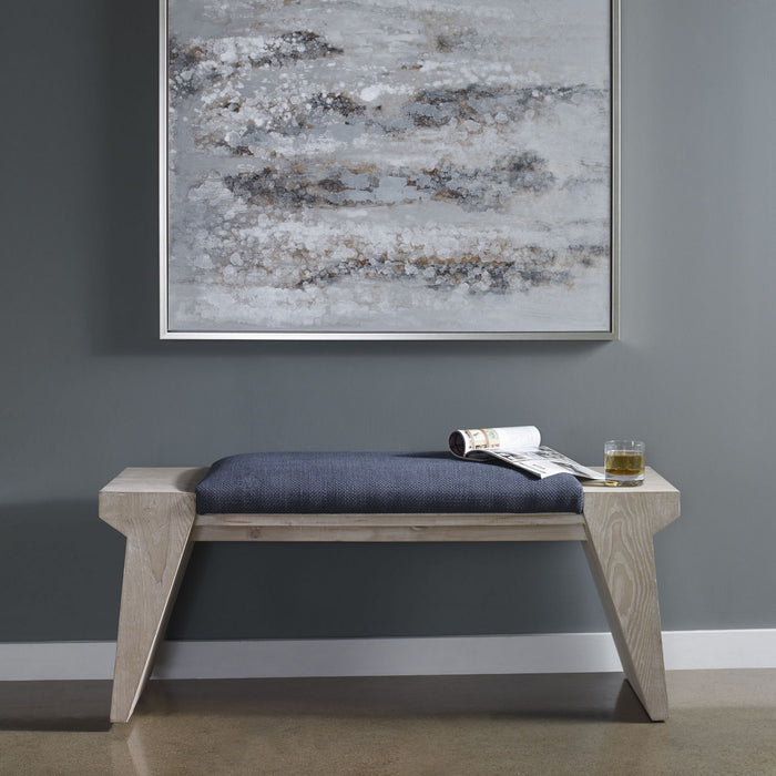 Uttermost 23675 Bench, Natural Wood Grain