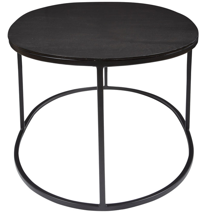 Uttermost 25152 Coffee Table, Aged Black