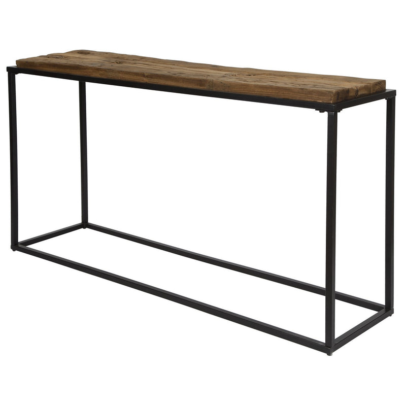 Uttermost 25156 Console Table, Satin Black