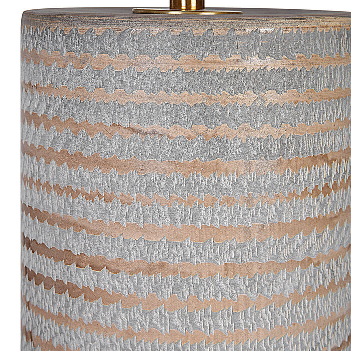 Uttermost 29994 One Light Table Lamp, Antique Brass