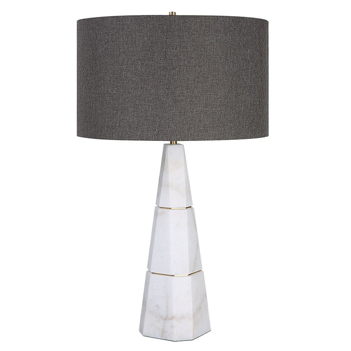 Uttermost 29997 One Light Table Lamp, Antique Brass