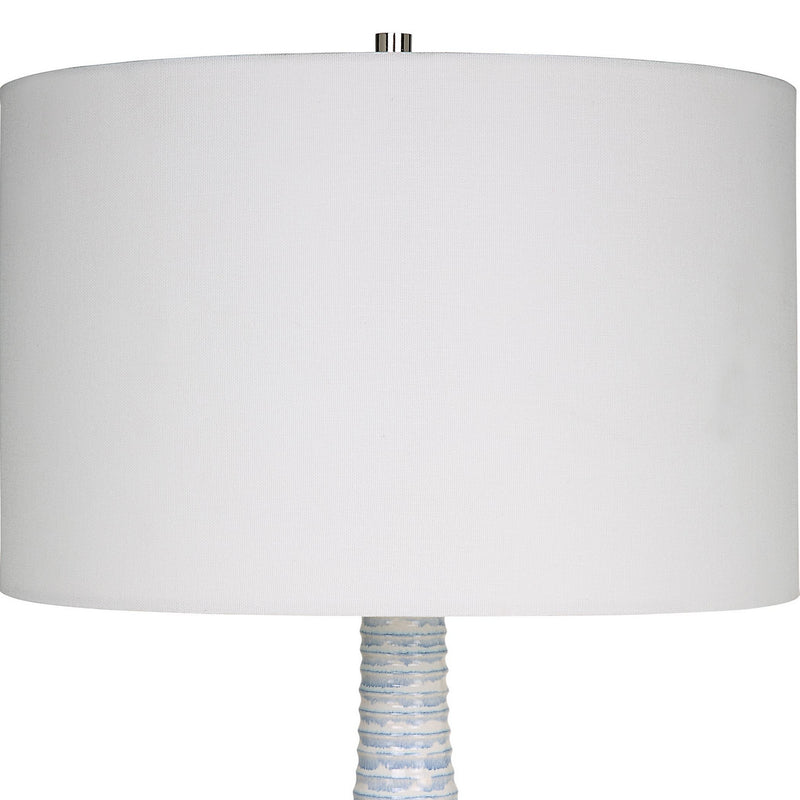 Uttermost 29998-1 One Light Table Lamp, Polished Nickel