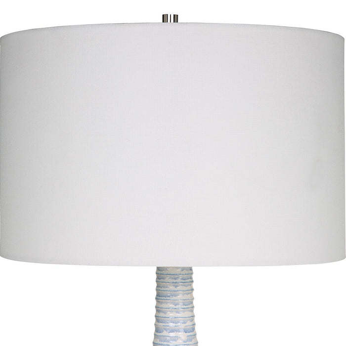 Uttermost 29998-1 One Light Table Lamp, Polished Nickel