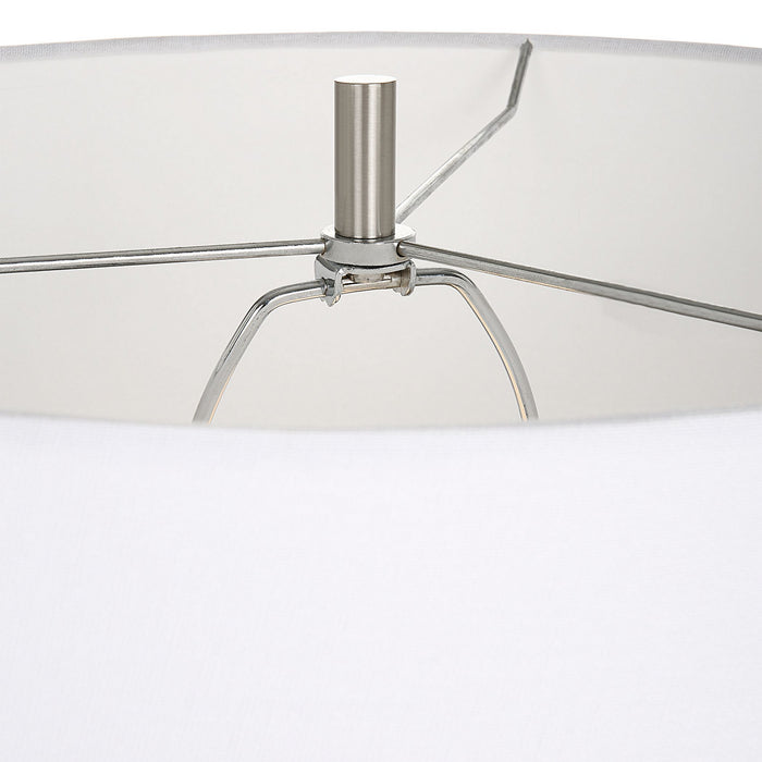 Uttermost 29999 One Light Table Lamp, Brushed Nickel