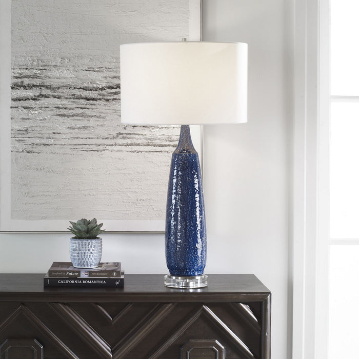 Uttermost 29999 One Light Table Lamp, Brushed Nickel