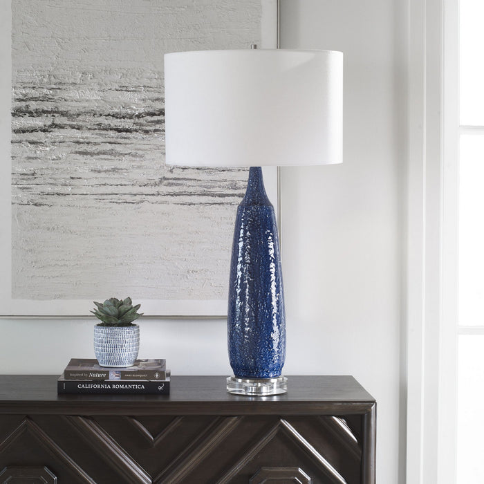 Uttermost 29999 One Light Table Lamp, Brushed Nickel