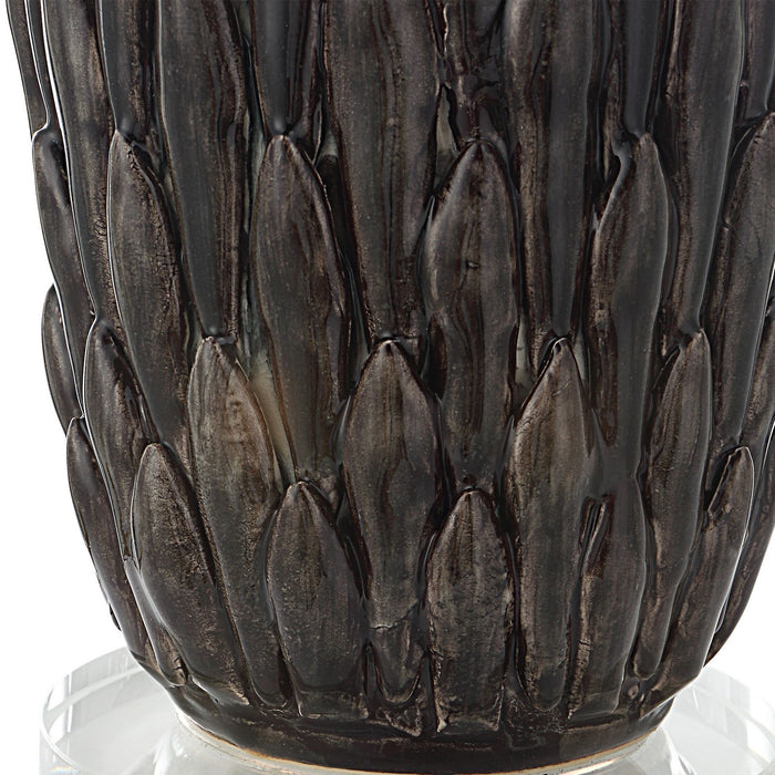 Uttermost 30003-1 One Light Table Lamp, Polished Nickel
