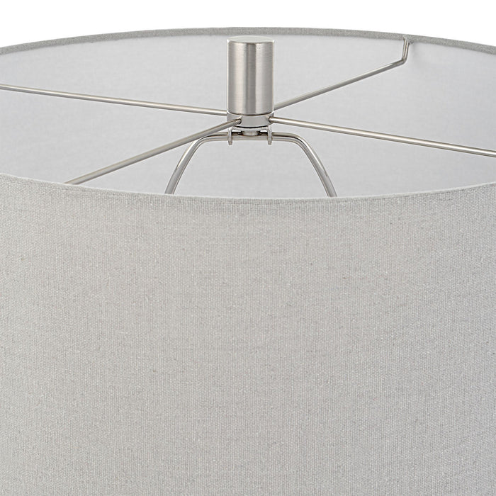 Uttermost 30003-1 One Light Table Lamp, Polished Nickel