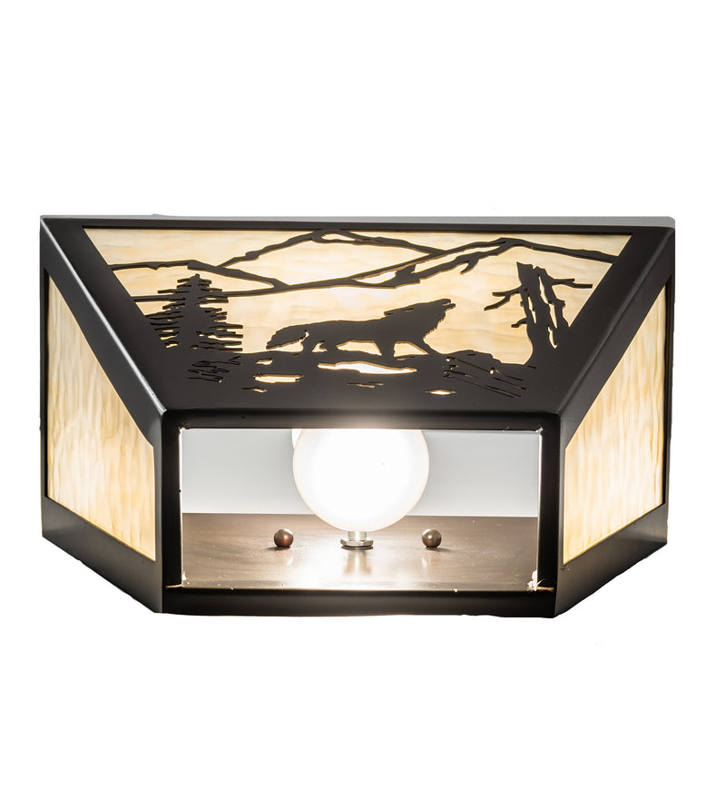 Meyda Tiffany 243392 Two Light Wall Sconce, Timeless Bronze