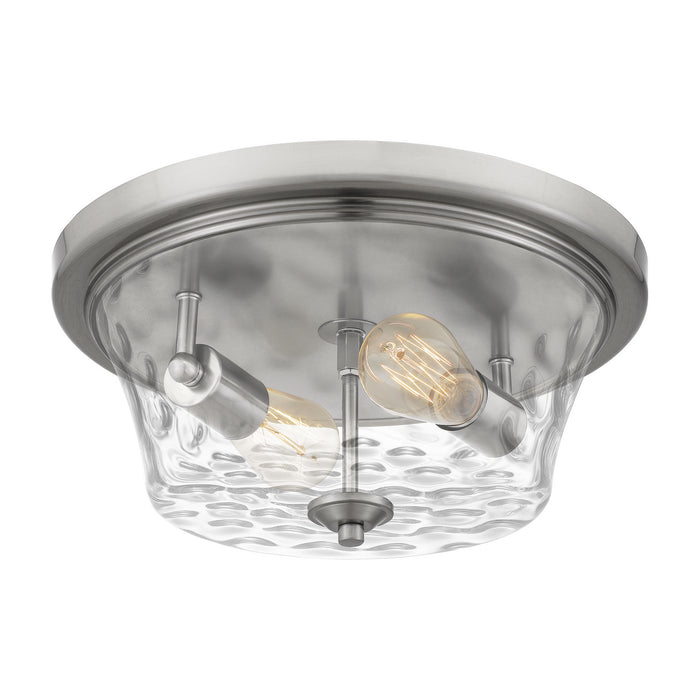 Quoizel ACA1614BN Two Light Flush Mount, Brushed Nickel