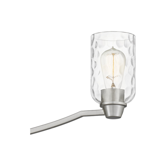Quoizel ACA335BN Three Light Linear Chandelier, Brushed Nickel