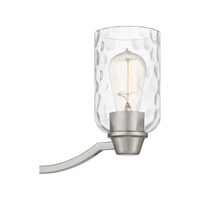 Quoizel ACA5020BN Three Light Chandelier, Brushed Nickel