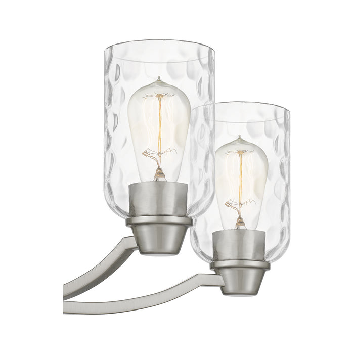 Quoizel ACA5024BN Five Light Chandelier, Brushed Nickel